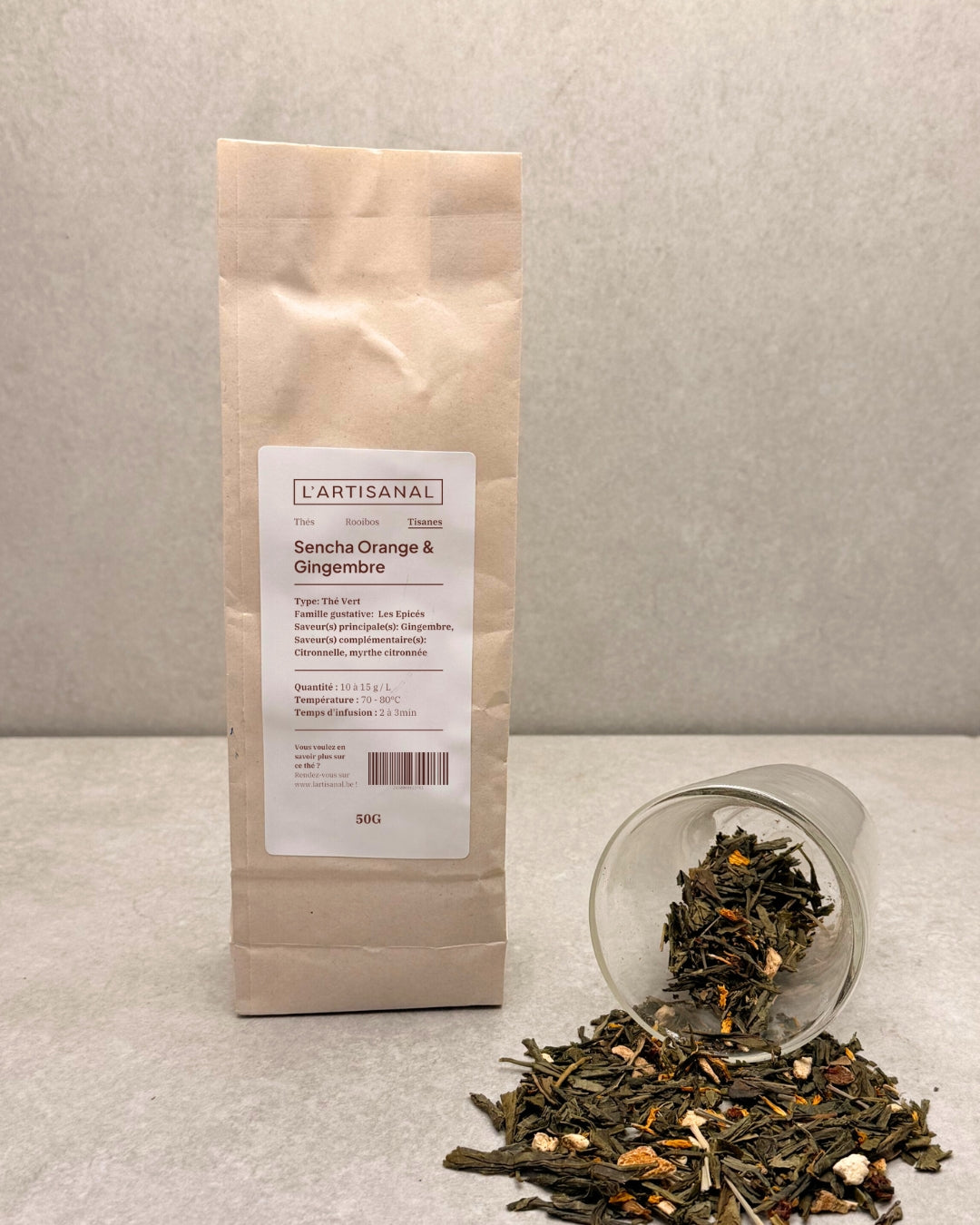 Sencha Orange & Gingembre
