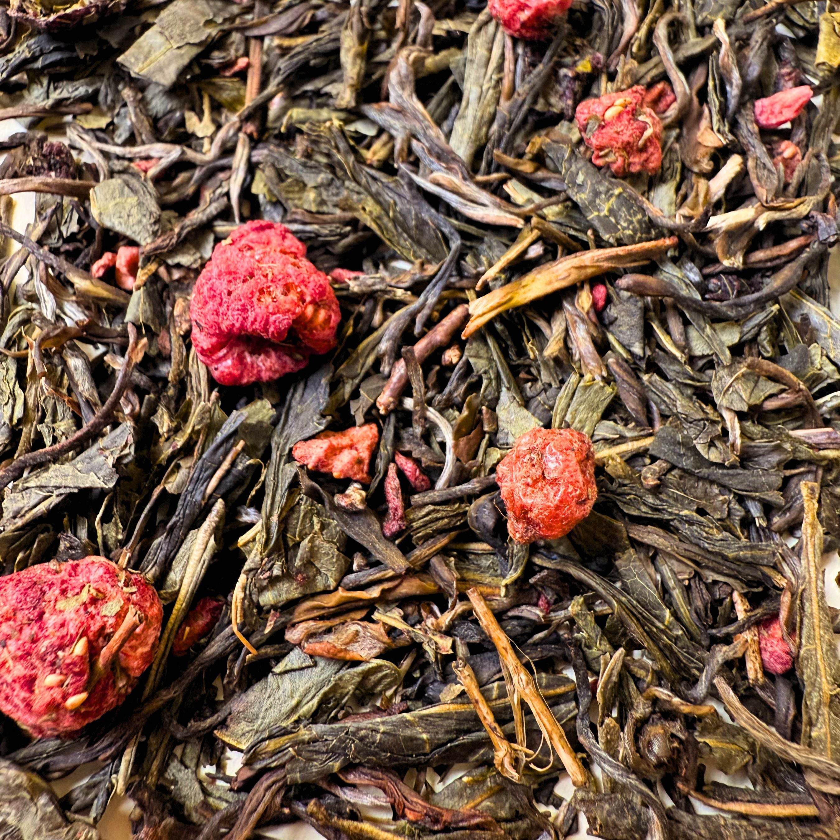 Sencha Fraise & Rhubarbe - L'artisanal 