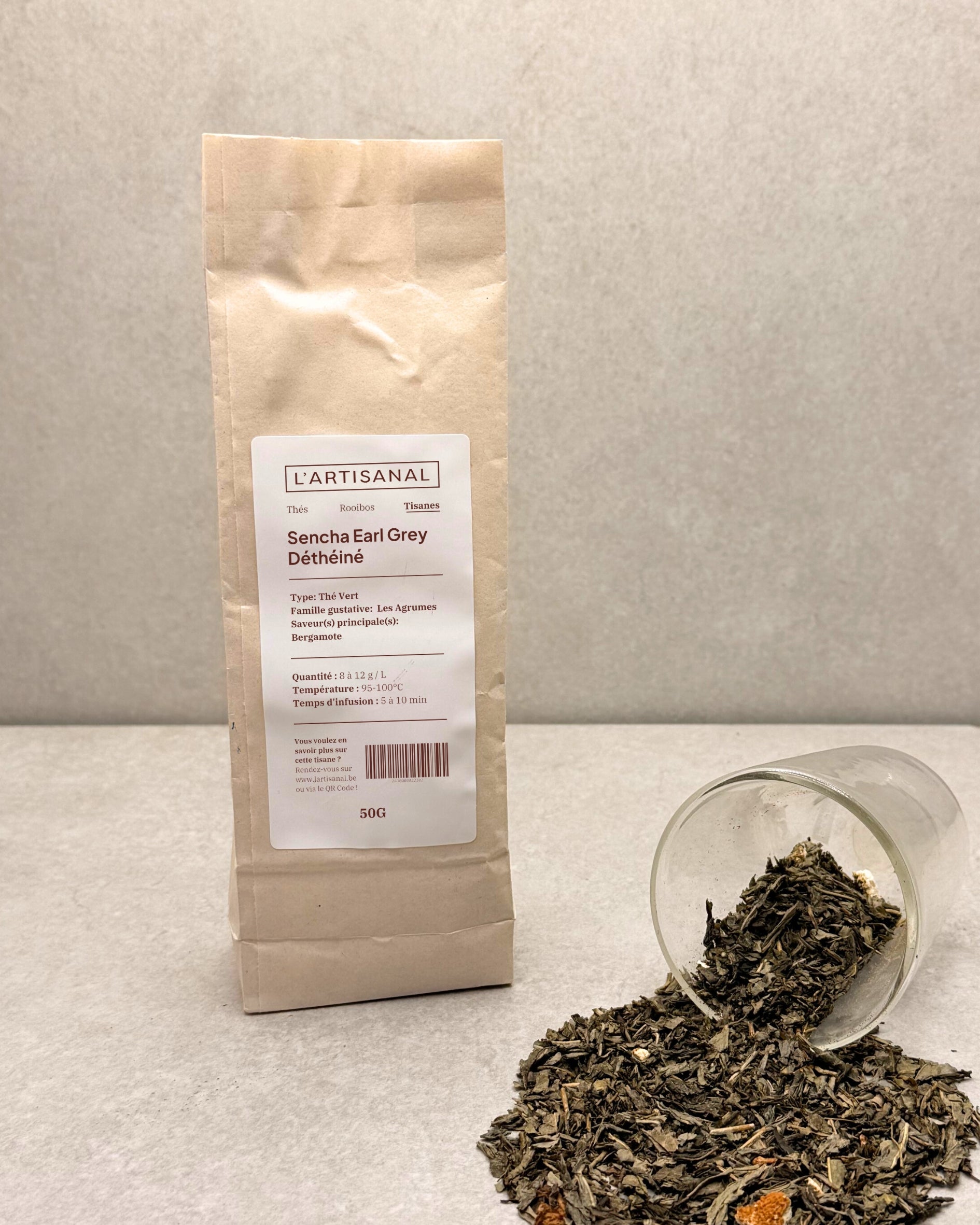 Sencha Earl Grey Déthéiné